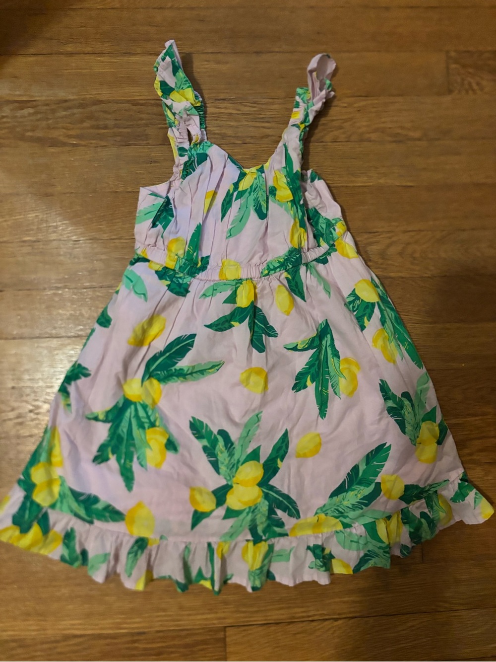 Crewcuts Pink Lemon Print Sundress